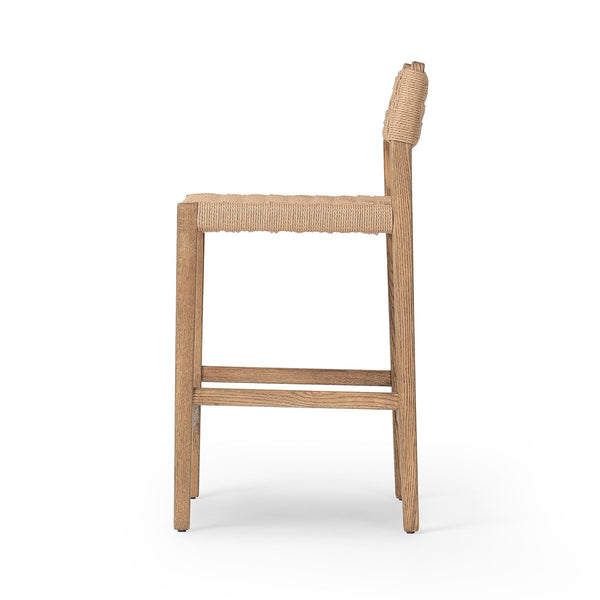 Hackney Woven Counter Stool Side View