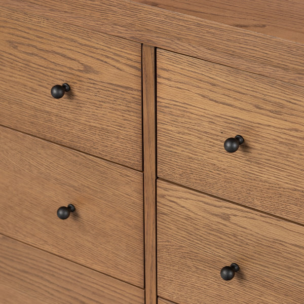 Remy Double Dresser hardware closeup