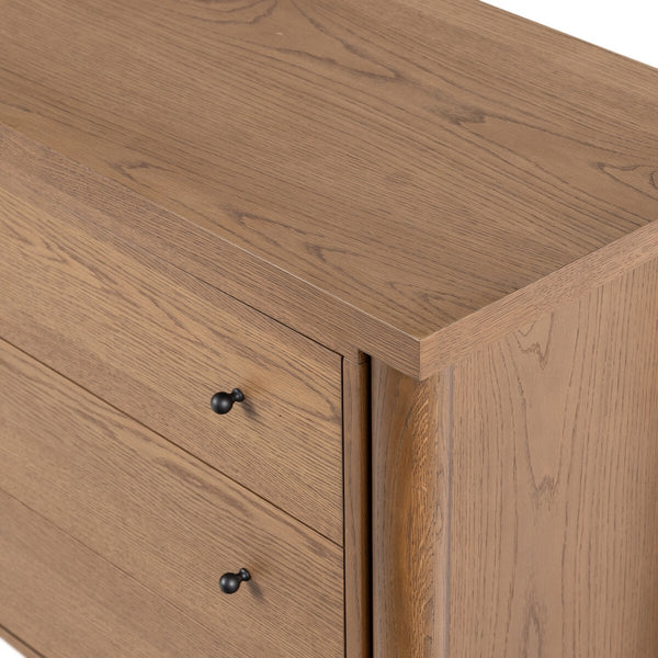 Remy Double Dresser - oak closeup