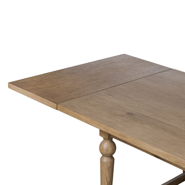 Bedford Extension Dining Table Oak Top Closeup
