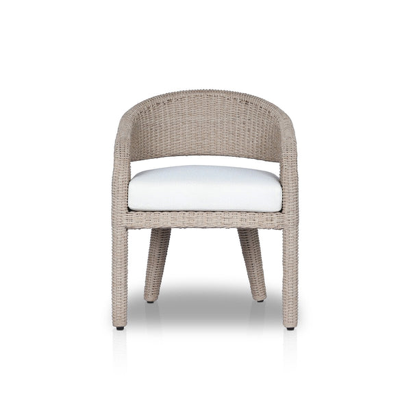 Haverhill Outdoor Dining Chair with performance fabric cushion