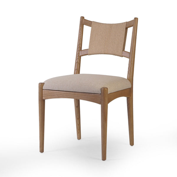 Hector Dining Chair with woven papercord back