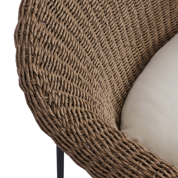 Sagrado Outdoor Dining Chair - all weather wicker closeup