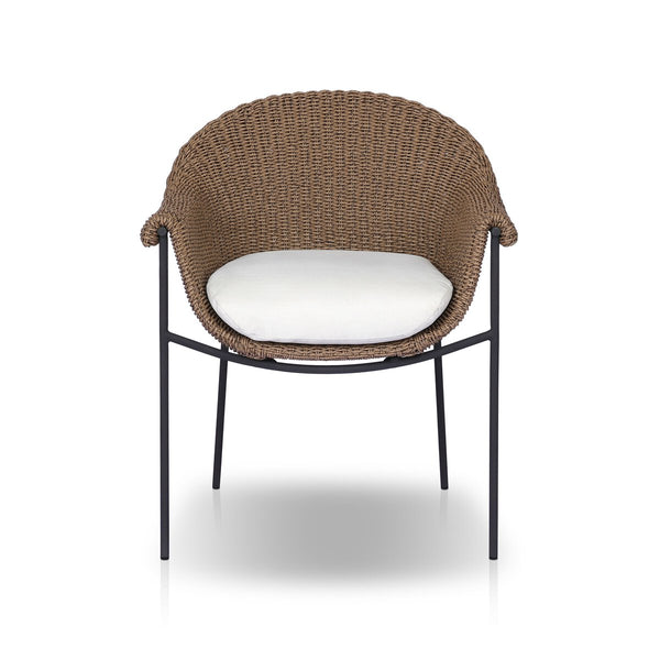 Sagrado Outdoor Dining Chair with performance fabric cushion