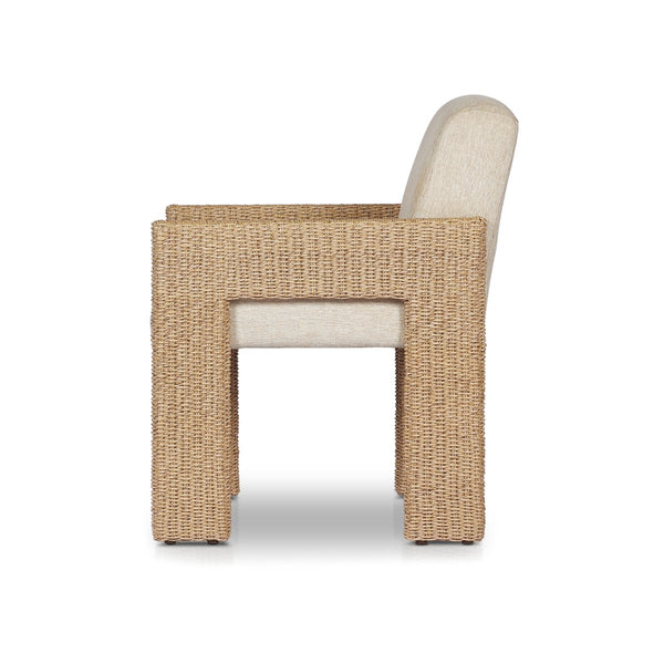 Azzio Outdoor Dining Chair side view