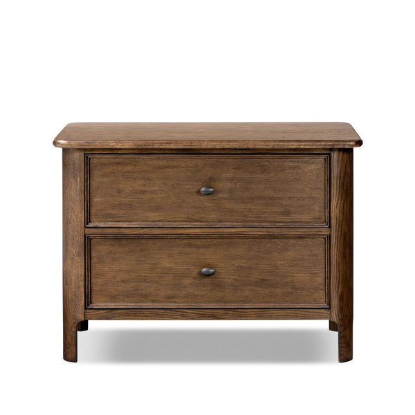 Renard Oak Two Drawer Nightstand from Dear Keaton