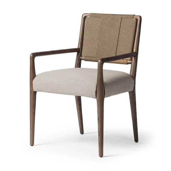 Armona Dining Arm Chair - Performance Fabric Seat