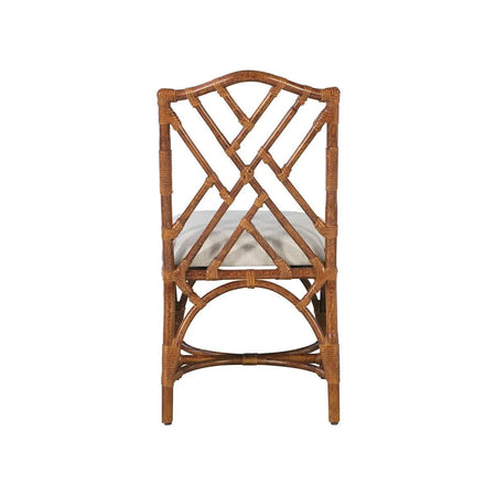 Set of Two Tortoise Chippendale Side Chairs Back View