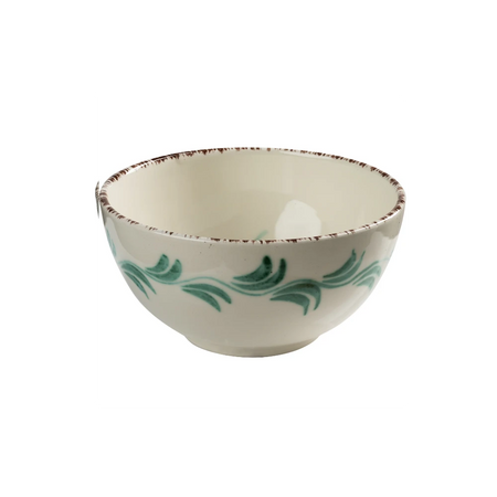 Casa Nuno Green Flower Bowl side view