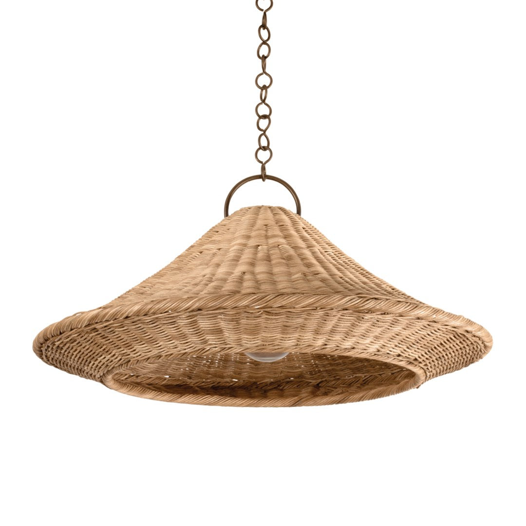 Blyth Rattan Pendant - Large Size