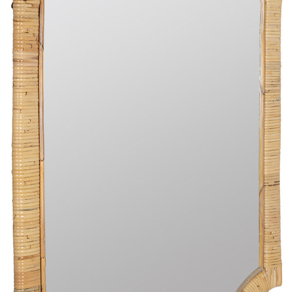 Brava Wrapped Rattan Mirror from Dear Keaton