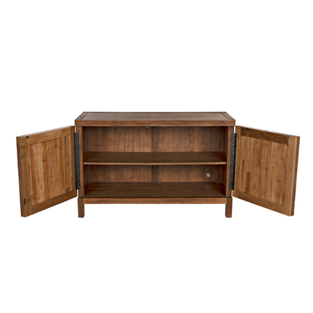 Two Door Quadrant Sideboard Open Doors