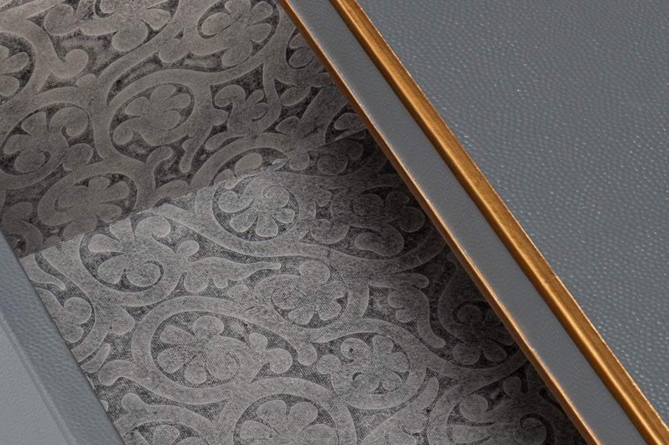 Gideon Slate Shagreen Nightstand interior details