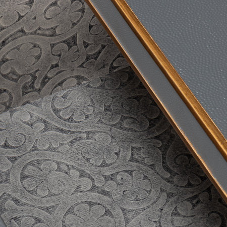 Gideon Slate Shagreen Nightstand interior details