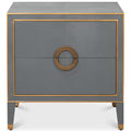 Gideon Slate Shagreen Nightstand from Dear Keaton
