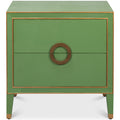 Gideon Verde Shagreen Nightstand from Dear Keaton