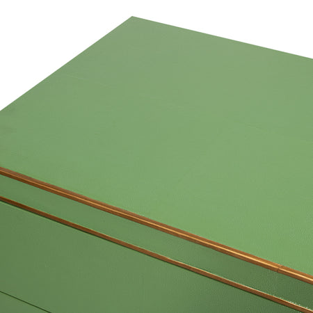 Gideon Verde Shagreen Dresser Top