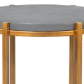 Slate Shagreen Accent Table Closeup