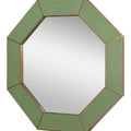 Edgar Verde Embossed Leather Shagreen Mirror