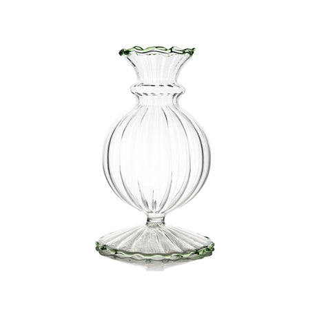 Aimee Green Trim Bud Vase