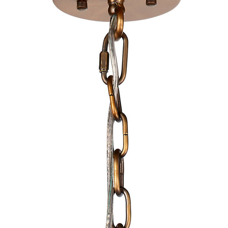 Scalloped White Pendant Light Canopy