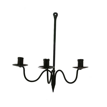Maxwell Iron Candle Sconce side view