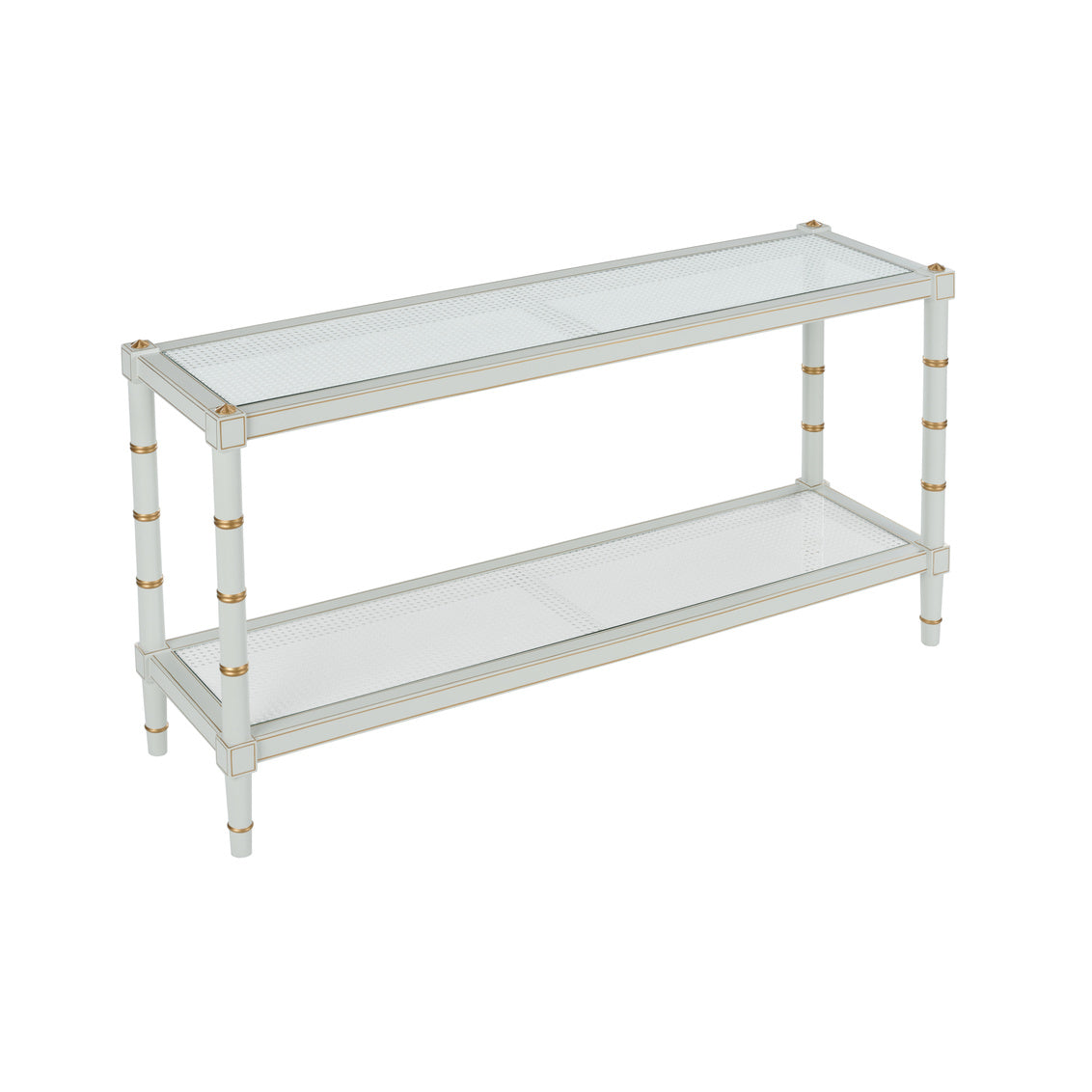 Cabana Cane Console Table - Bamboo and Woven Cane - Dear Keaton