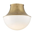Lettie Flush Mount - Large - Aged Brass