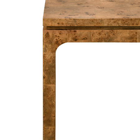 Alford Dark Burl Dining Table
