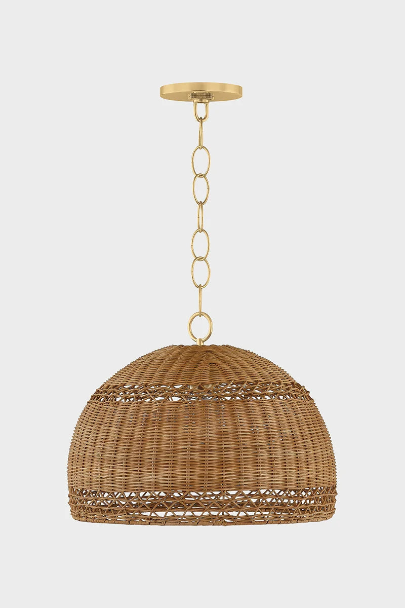 Ainsdale Wicker Basket Pendant light