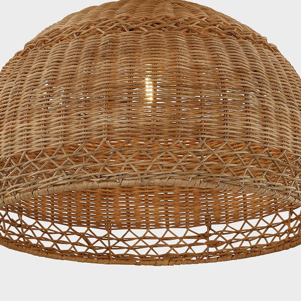 Ainsdale Basket Pendant - Open Wicker Weave Details