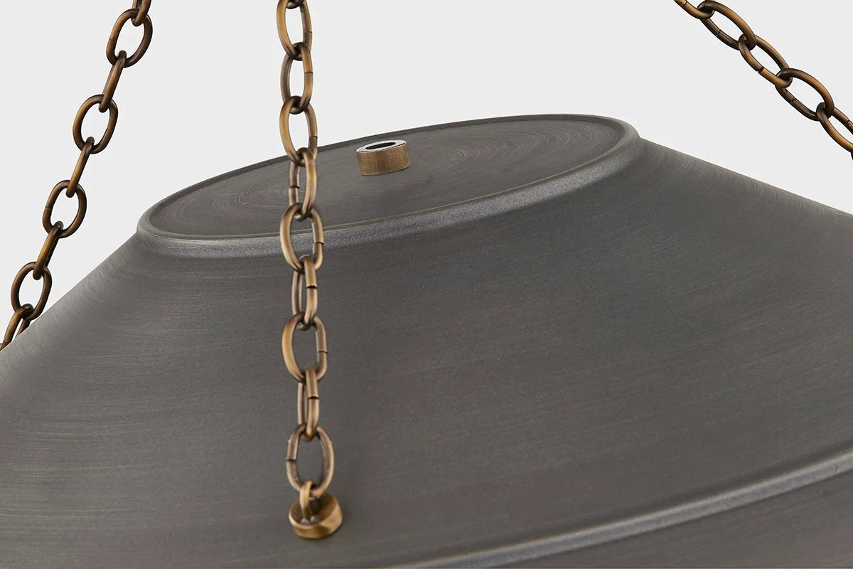 Arcane Pendant Metal Shade Closeup