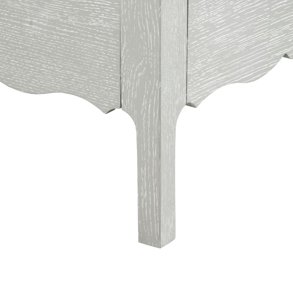 Alice Soft Grey Desk leg detail
