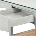 Alice Soft Grey Desk drawer interior