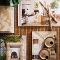 Abaca Rope Photo Frame styled with books - Dear Keaton