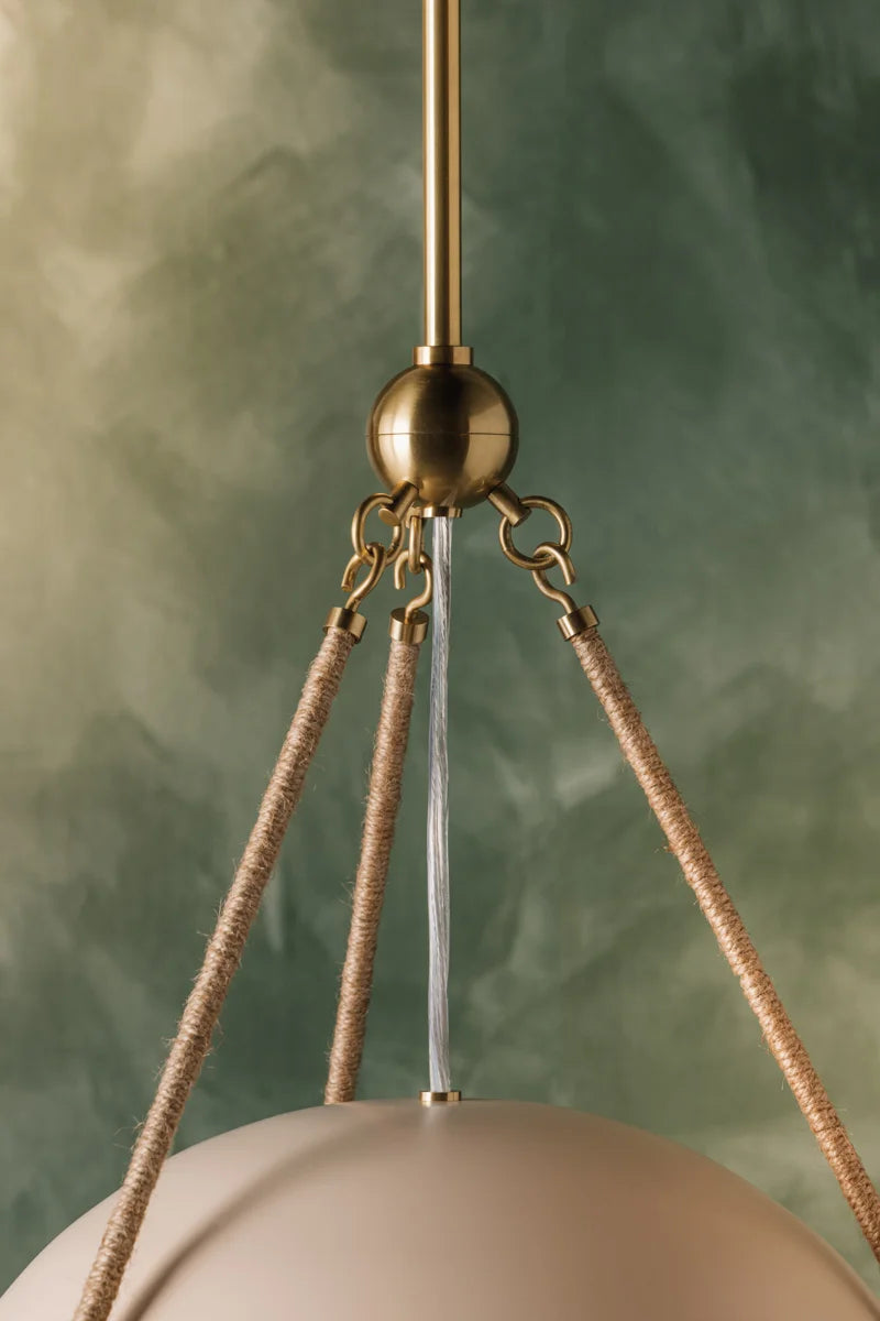 Abbie Pendant - rope details