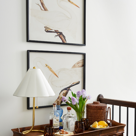 Heron Framed Art Prints styled in bar area - Dear Keaton