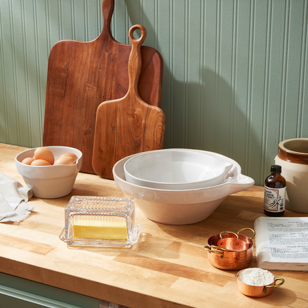 Hammered Copper Measuring Cups Styled - Dear Keaton