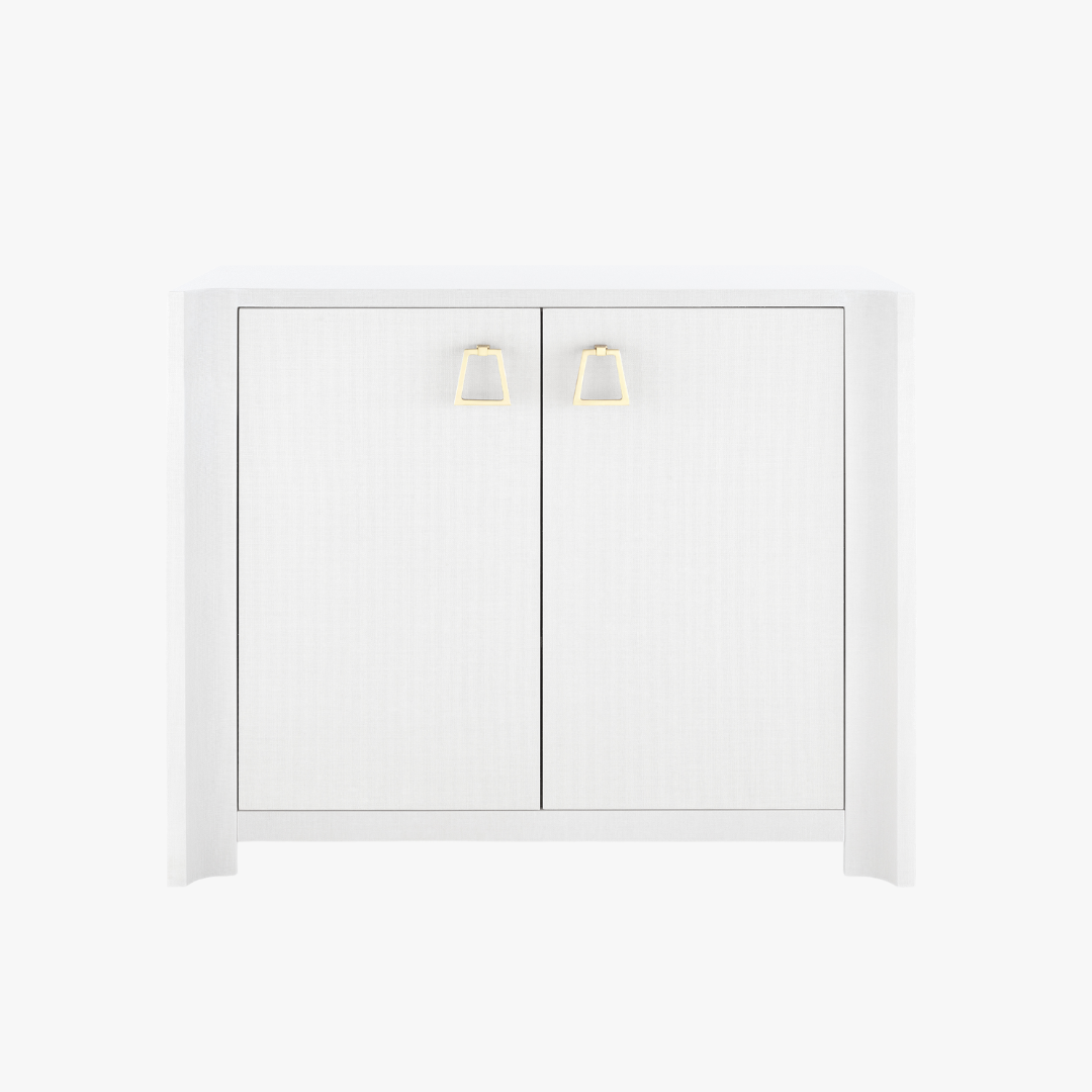 Adrienne White Linen Cabinet
