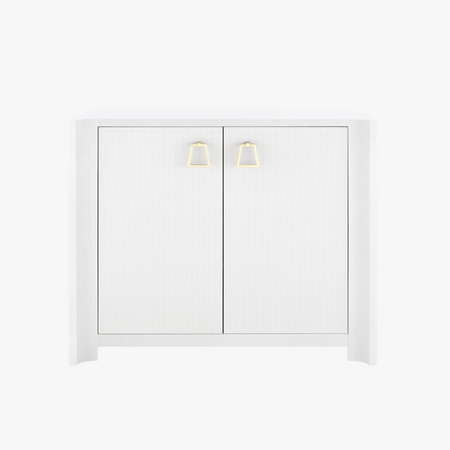 Adrienne White Linen Cabinet