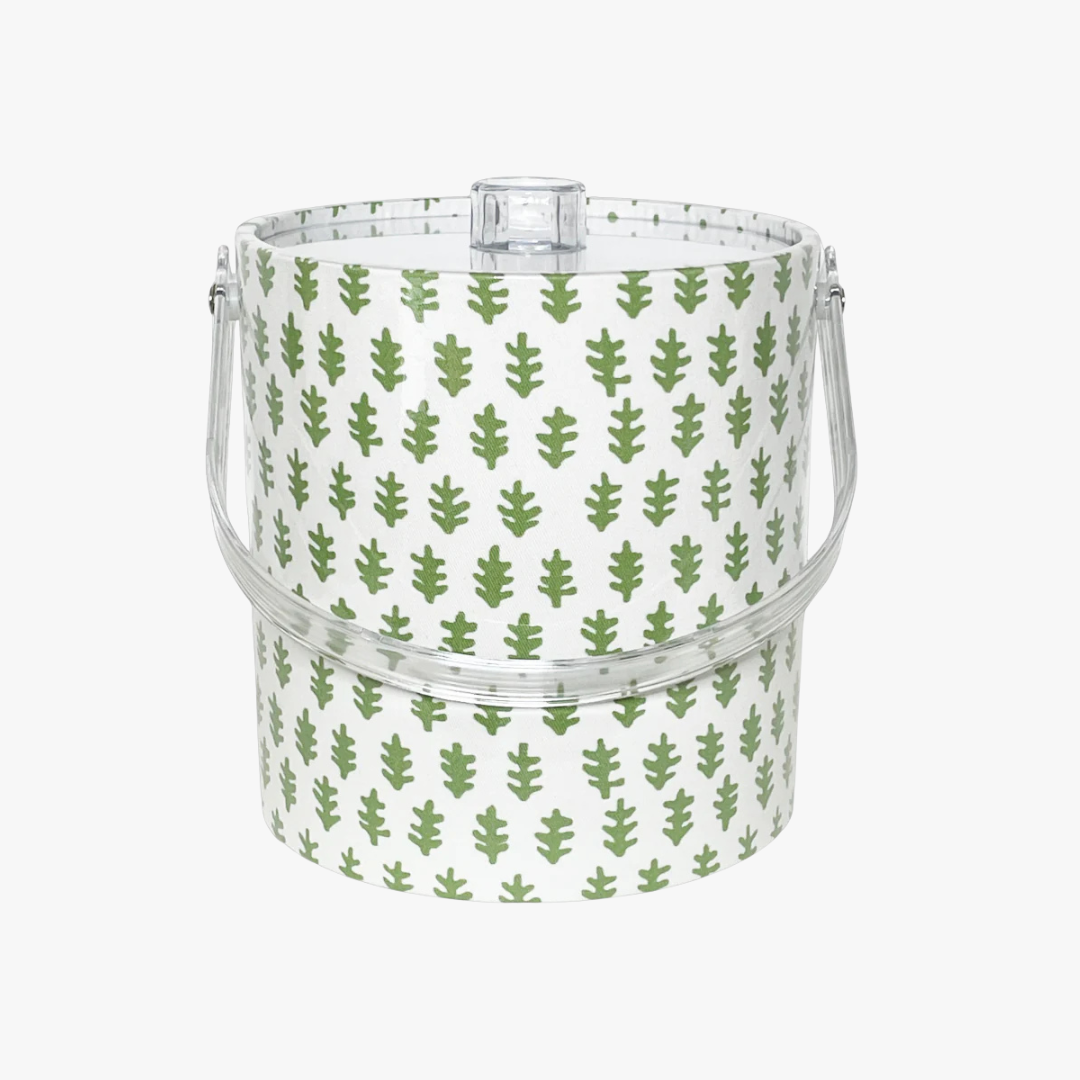 Agra Green Acrylic Ice Bucket