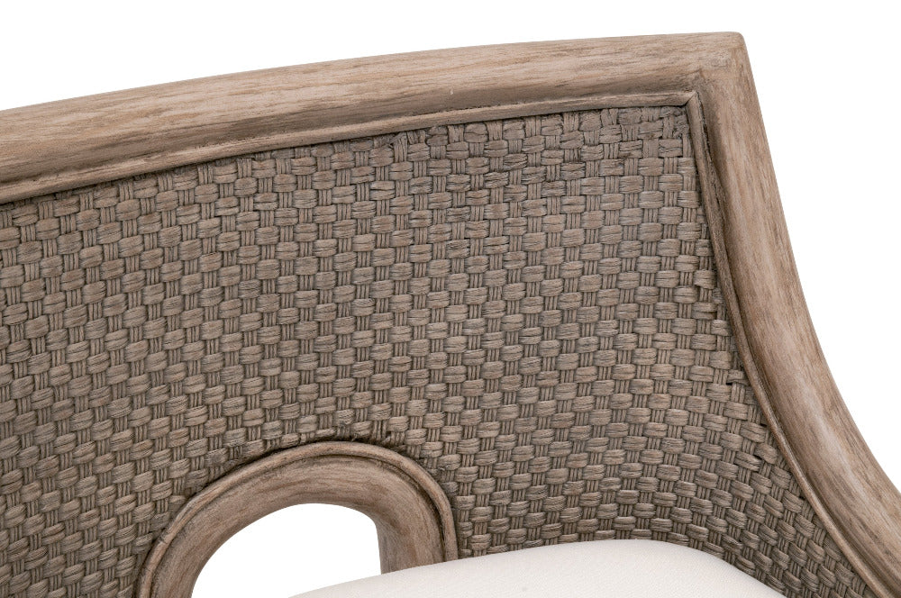 Alberhill Counter Stool - basketweave details
