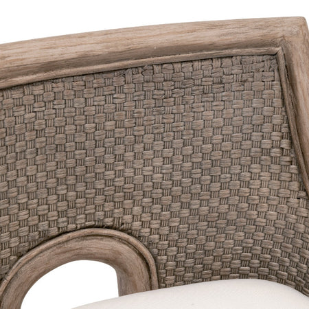 Alberhill Counter Stool - basketweave details