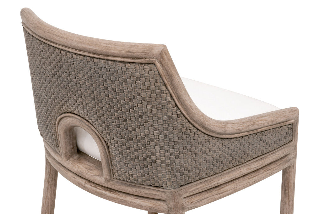 Alberhill Counter Stool - woven back closeup