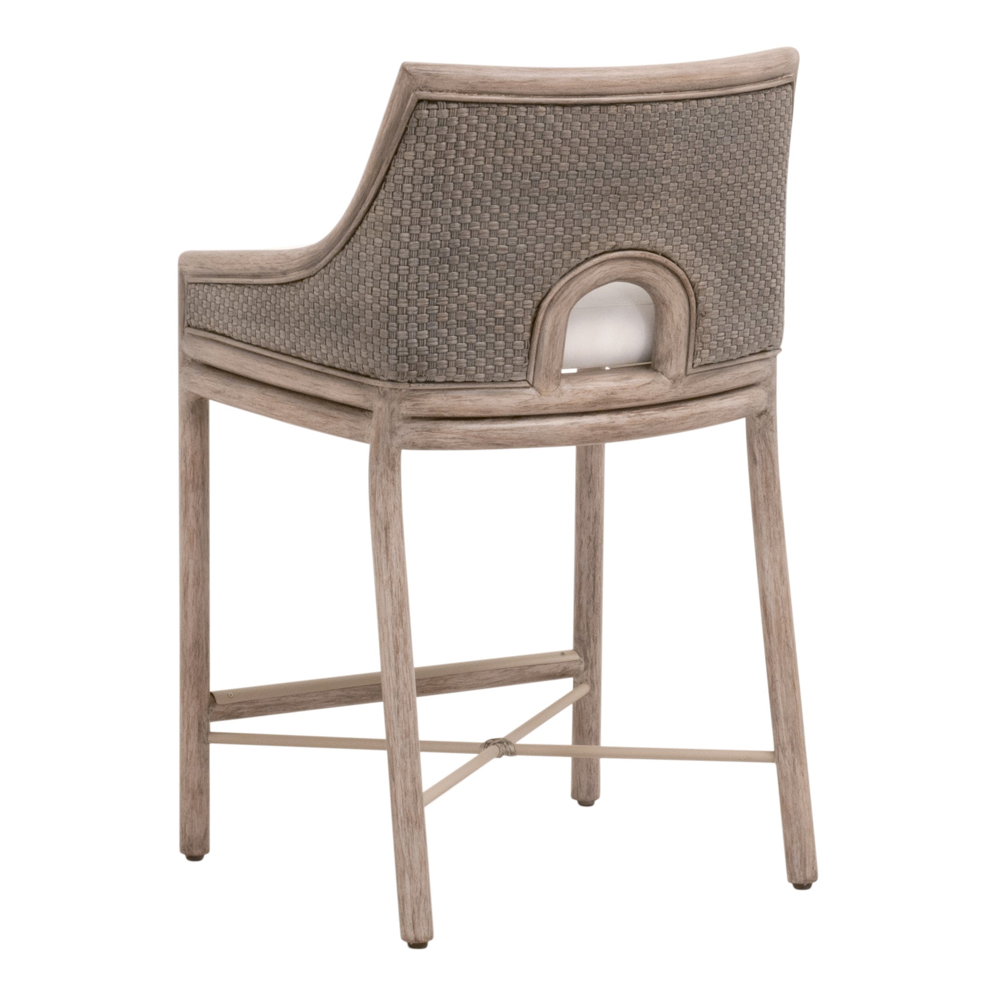 Alberhill Counter Stool - woven back view