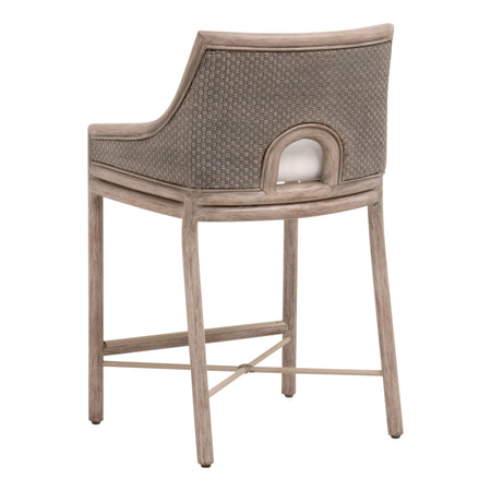 Alberhill Counter Stool - woven back view