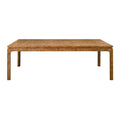 Alford Dark Burl Wood Rectangle Dining Table 