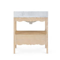 Alice Cerused Oak Single Vanity back view