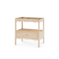 Alice Cerused Oak Vanity Cabinet Base Only side view