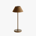 Alix Brown Linen Rechargeable Lamp